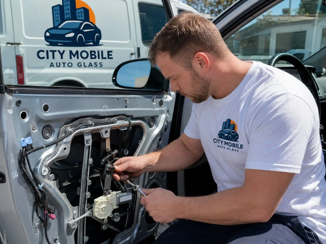 Window Regulator Repair in Canoga Park, CA by City Mobile Auto Glass